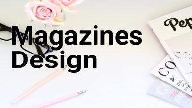 Magazines design