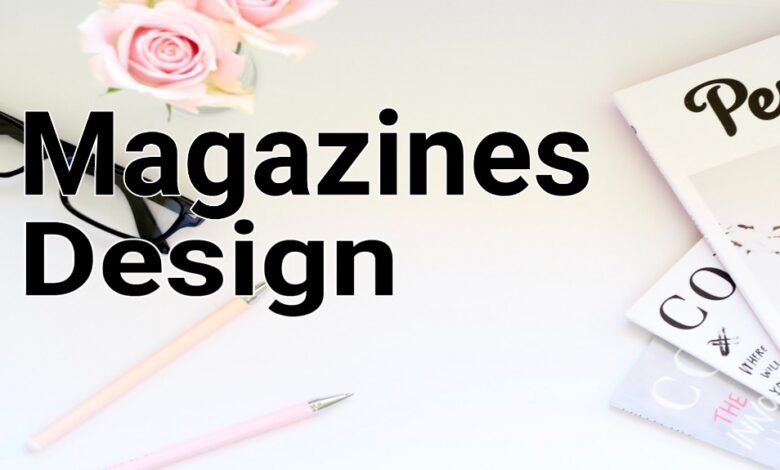 Magazines design